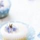 Almond Fairy Cakes With Candied Borage Flowers