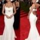 Selena Gomez Met Ball Evening Dress Chiffon Backless Mermaid Sweep Spaghetti White Cheap Party Long Dress Special Occasion Dress Red Carpet Online with $120.16/Piece on Hjklp88's Store 