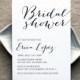 Sweet Script Bridal Shower Invitation