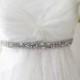 Wedding Bridal Crystal Sash - Crystal Bridal belt