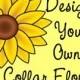 Custom Dog Flower Collar Attachment - Your Design Choice