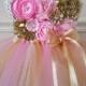 Pink and Gold Birthday Tutu Dress, Pink and Gold 1st Birthday Dress, Pink and Gold Flower Girl Dress
