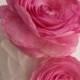 Wafer paper flower for cake decorating, wedding cake toppers, edible flowers, rice paper peony