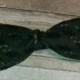Flannel Green Moose Bow Tie
