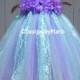 Lavender tutu dress Flower girl dress 4T 5T 6 6T 6X Lavender mint dress Mint lace dress pageant dress birthday tutu photo prop pageant wear