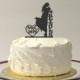 SILHOUETTE Wedding Cake Topper Lifting Up Bride Personalized With YOUR Family Last Name Mr and Mrs Wedding Cake Topper Dancing