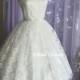 Molly - Retro Style Wedding Dress. Tea Length Vintage Design.