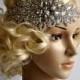 Glamour Rhinestone flapper Gatsby Headband, Wedding Headband, Crystal Headband, Wedding Headpiece, Bridal Headpiece, 1920s Flapper headband