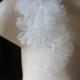 Silk Flowers for Millinery in Off White Organza for Bridal, Hats, Corsages, Bouquets MF 500