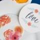 Floral Design Paper Coaster Wedding Favor (Set Of 20)