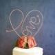Personalized - LOVE - Wedding Cake Topper - Custom Wedding Cake Topper, Weddings Cake Decoration, Personalzied Wedding Cake Decoration