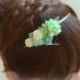 Wedding Headband Mint Green Bridal Hairband Hair Accessories Floral Hairpiece Statement Bridesmaids Headpiece Gift Soft Romantic Shabby Chic