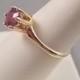 vintage Ruby Solitaire Ring 1.60Carats Yellow Gold 2.9gm Size 7.5 Engagement Wedding Natural Ruby