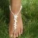 Pearl Bridal Jewelry Foot jewelry Anklet Beach Wedding Package Barefoot sandals Destination Wedding Bridesmaids Gift