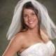 Tulle Bridal Veil Shoulder Length 20 Tulle Wedding Veil Short 1 Tier Veil White Tulle Veils Ivory Bridal Veils Diamond White Veils