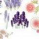 Lavender, Wedding, Bouquet, Plant, Purple Flower Clipart, Digital Flower, Pink Flower, Silk Tree, Instant Download, Digital Graphics c145