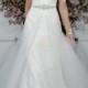 JW16010 sheer top long sleeves lace trumpet wedding dress