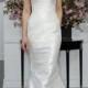 JW16013 Elegant simple sheath lace back new wedding dresses