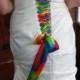 Lace Up Your White Wedding Gown With A Rainbow Of Colors