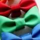 Dog Bowtie Cat Bow Tie Wedding Holiday Black Red Blue Green Orange Yellow Removable