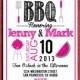 Printable BBQ Couples Baby or Wedding Shower  4x6 or 5x7 Invitation-DIY