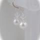 Bridal earrings pearl earrings wedding jewelry pearl drop earrings