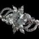 Pearl Bridal Bracelet, Swarovski Crystal Jewelry, Cubic Zirconia Teardrop Bracelet, LOVE