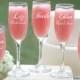 8 Personalized Wedding Gift Ideas, Bridesmaid Champagne Glasses, Toasting Glasses, Infinity Champagne Flutes, Engraved Bridesmaid Gifts