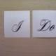 I Do decal for wedding shoes, wedding decal