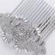 Art Deco Hair Comb Crystal Wedding Comb for Bride Hair Accessories Gatsby Old Hollywood Hair Combs Wedding Jewelry Art Deco Bridal Accessory