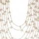 Rosantica Divina Amore gold-dipped freshwater pearl multi-strand necklace