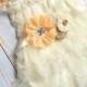 Peach Burlap Ivory Lace Petti Dress, Flower Girl Dress, Wedding, Rustic, Beach, Vintage Ivory Lace Toddler Dress