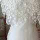 1930s Inspired Silk organza wedding dress fairie wedding lace Claire Pettibone inspired