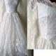 1960s Wedding Dress w/ Layers, Bows, & Lace - Classic 60s Wedding Dress