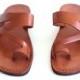 SALE ! Handmade Leather Sandals JERICHO Women & Men Shoes Thongs Flip Flops Flat Slides Slippers Biblical Wedding Colored Footwear Designer