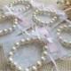 Flowergirl Bracelet Set, Bow Bracelets of 4, Flower Girl Gifts, Wedding Flower Girl Gift, Jewelry Set-JB155set
