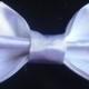White Satin Wedding Collar Bow Tie for Male Dogs or Cats
