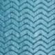 Light Blue and White Wavy Lace Fabric 4 Way Stretch Nylon 58-60"