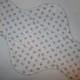 Plus size cloth panty liner 12 inch with white and tiny rose buds print