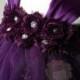Eggplant flower girl dress, tutu dress, plum purple