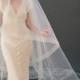 2" Horsehair Veil Cathedral Veil, Horse Hair Edge, Drop Veil, Circle Simple Bridal Veil, Wedding Veil, Champagne Veil, Bridal Veil #1203-2"
