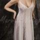 Vintage White Olga Nightgown Lingerie Long Style 92265 Lace Panels Size Large 120" Sweep