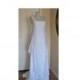 vintage couture wedding dress corset back, long train