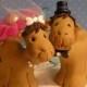 Cute Camel Wedding Cake Toppers