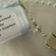 Wedding Bouquet photo charm -Pearl -DIY FRAME ONLY - Keepsake Box included