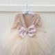 LILIANA DRESS - Flower Girl Dress - Lace Dress - Lace Dress - Big Bow Dress - Tutu Dress - Crystal Dress - Wedding Dress by Isabella Couture
