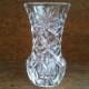 Vintage English Small Bud Lead Crystal Glass Vase circa 1950's / English Shop
