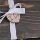 Wedding Ring Pillow, Ring Bearer Box, I Do Box, Personalized Brided & Groom Initials, Rustic Wedding