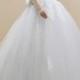 Exquisite 2015 Wedding Dresses Ball Gown Sequins A-Line Cheap Beading Lace Applique Tulle Strapless Bridal Ball Dress Gowns Court Train Online with $129.95/Piece on Hjklp88's Store 