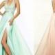 New Arrival Modest Evening Dresses Chiffon Crystal V Neck Split Beads Applique Sexy Celebrity Backless Nude Formal Pageant Long Party Gowns Online with $114.82/Piece on Hjklp88's Store 